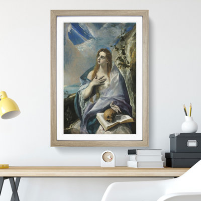The Penitent Magdalene by El Greco - Picture Frame Painting