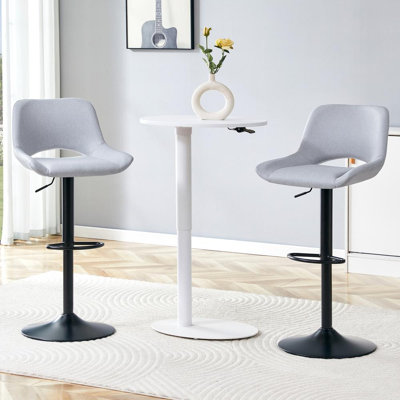 Tabourets de bar modernes pivotants et réglables
