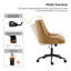 Chaise de bureau inclinable et pivotante Kater-101894018