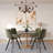 36" Round Dining Table With MDF Top And Wood Transfer Pedestal Base For Modern Kitchen And Dining Room-1099531402-1099531407