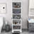 Winshell Freestanding Bathroom Cabinet with Adjustable Shelves-2112439089