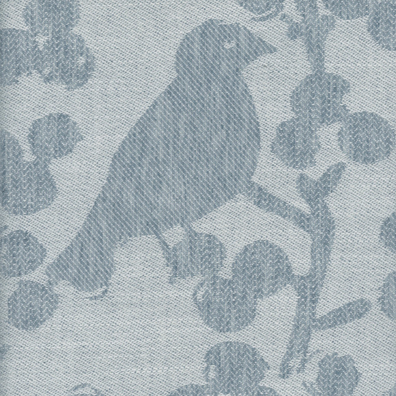 Songbird Polyester and Linen Fabric, Sky