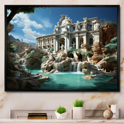 Italy Trevi Fountain Fontana - Landscapes Canvas Prints