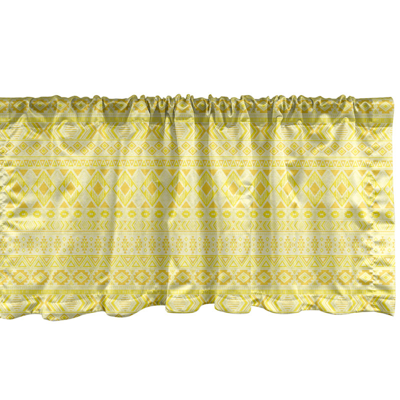 Ensemble de 2 cantonnières Ambesonne Tribal, L 42 po x L 18 po