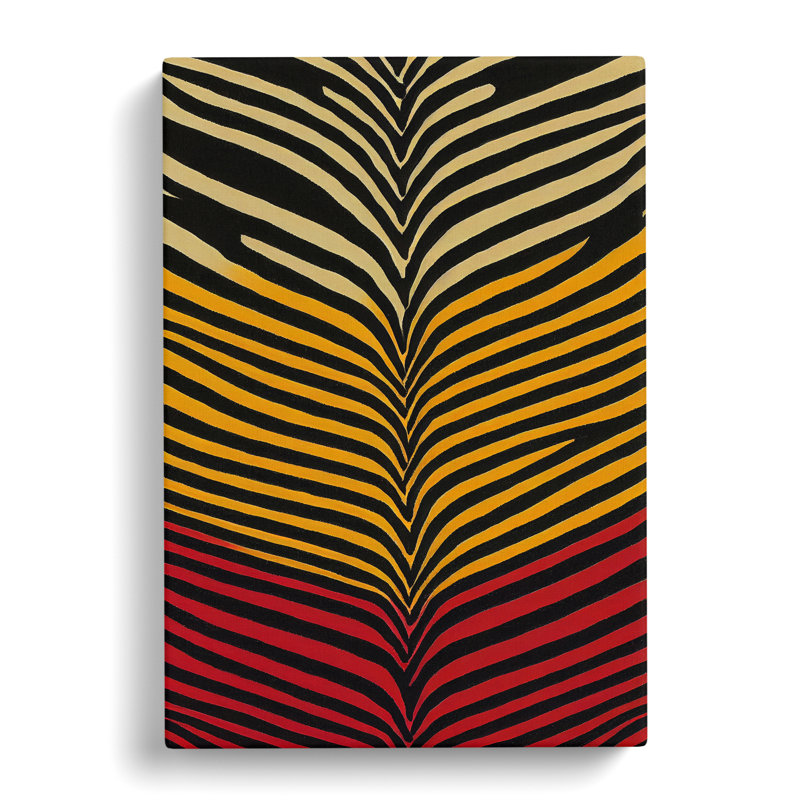 Zebra Skin Stripes No.2 - Wrapped Canvas, 50cm H x 35cm W x 3cm D