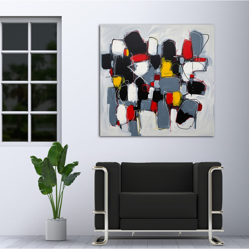 Static In Motion, 24" H x 24" W