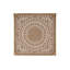 Décoration murale carrée en bois sculpté rétro