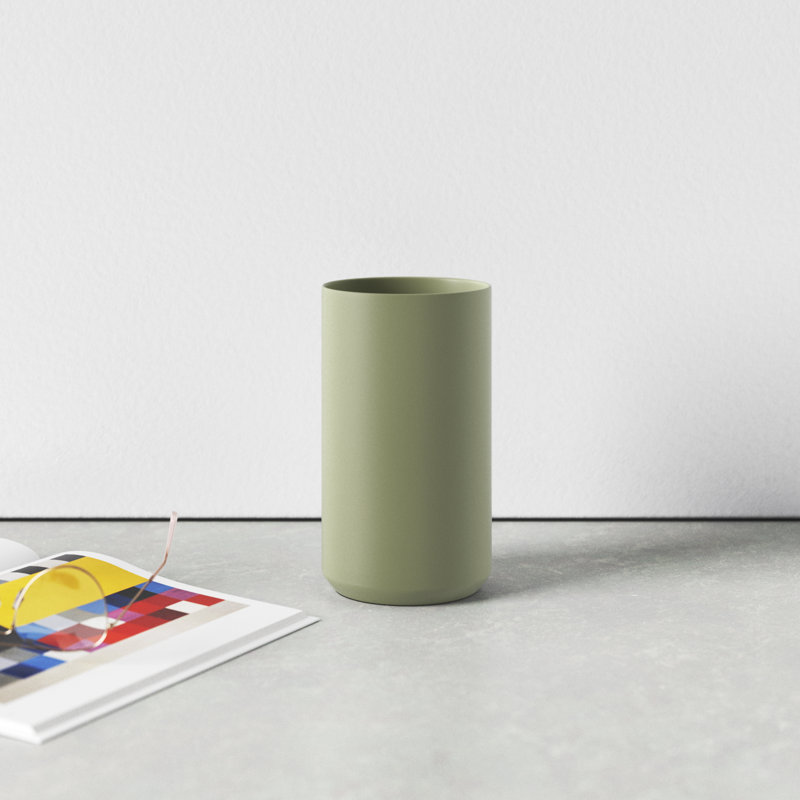 Parsons Handmade Ceramic Table Vase, Green
