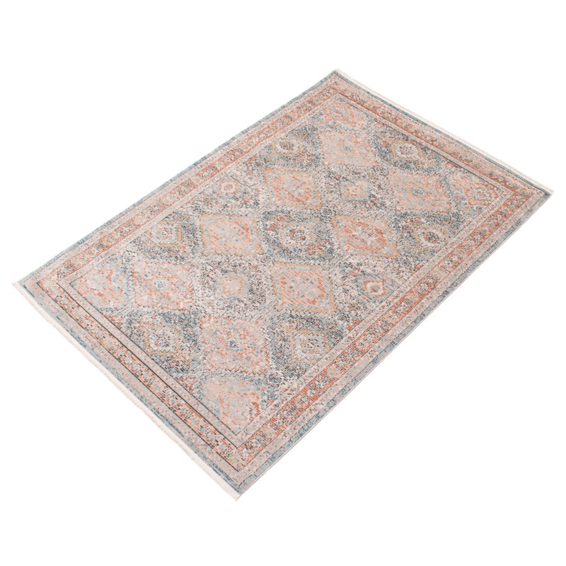 Deundray Oriental Indoor Rug, Rectangle 3'11" x 5'11"