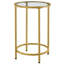 Table d'appoint ronde avec plateau en verre-2027567627