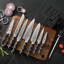 Nanfang Brothers Damascus Steel Knife Block Set