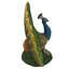 Statue de jardin plume de paon