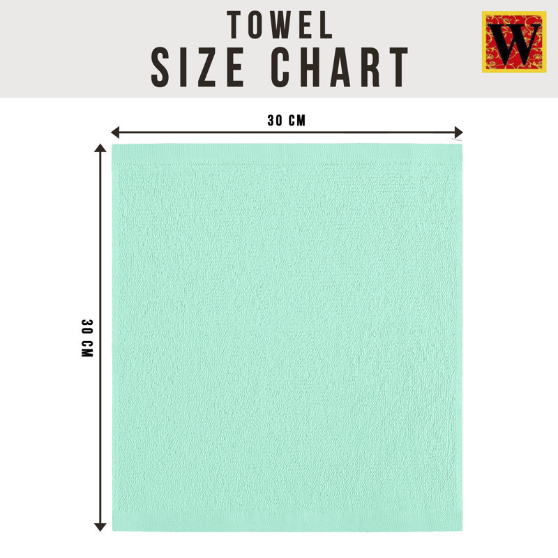 Masino Face Cloth 30x30, Mint Green