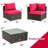 4 - Person Patio Conversation Set with Cushions-470830980