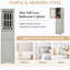 Garde-manger de 63,8 po Rindham, garde-manger, armoire de cuisine haute, armoire de rangement-291034972