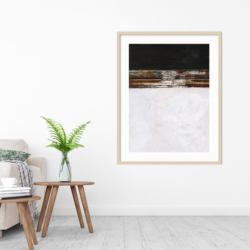 A Sense Of Space III by Jodi Fuchs, 35.12" H x 28.12" W x 0.88" D, Black Framed Paper