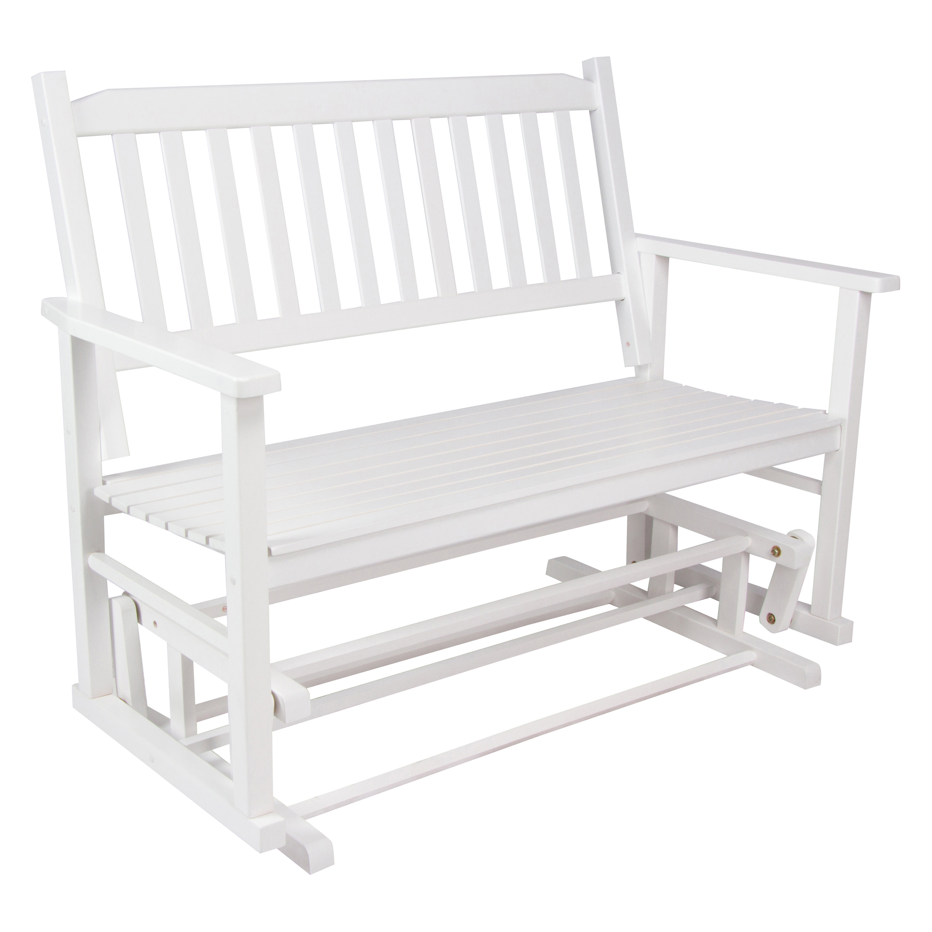 Red Barrel Studio® Grafton Wooden Glider Bench - Wayfair Canada
