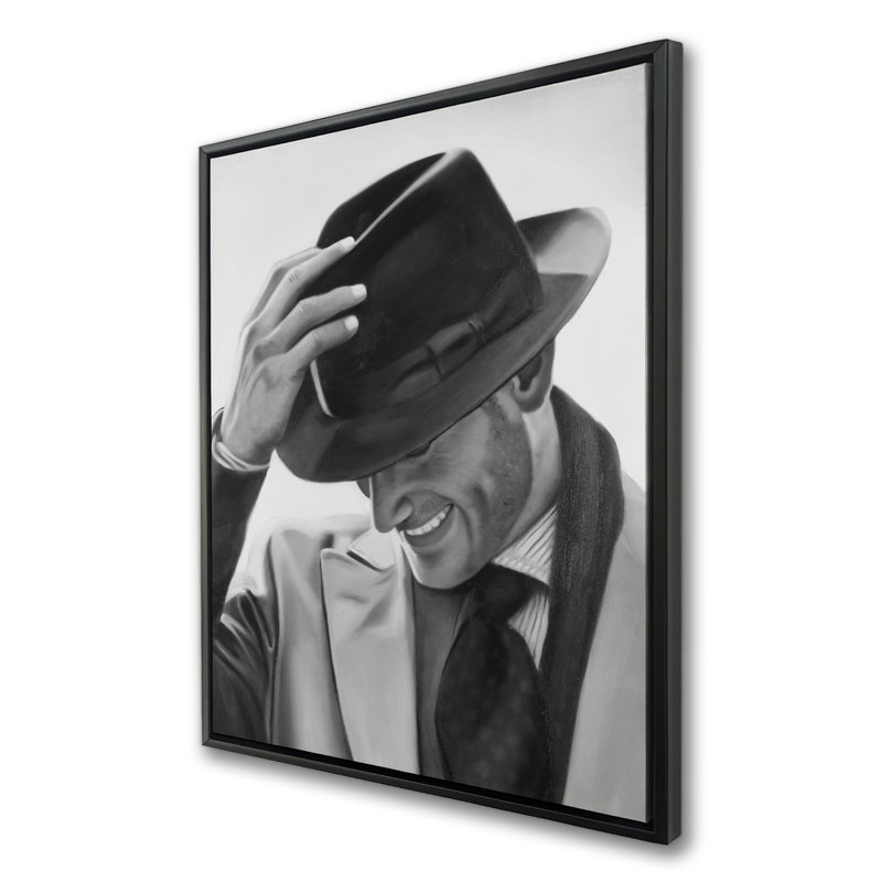 Well-dressed man - Black Vintage Framed Canvas Home Decor