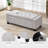 48.4" Upholstered Ottoman Bench With Storage-756231341