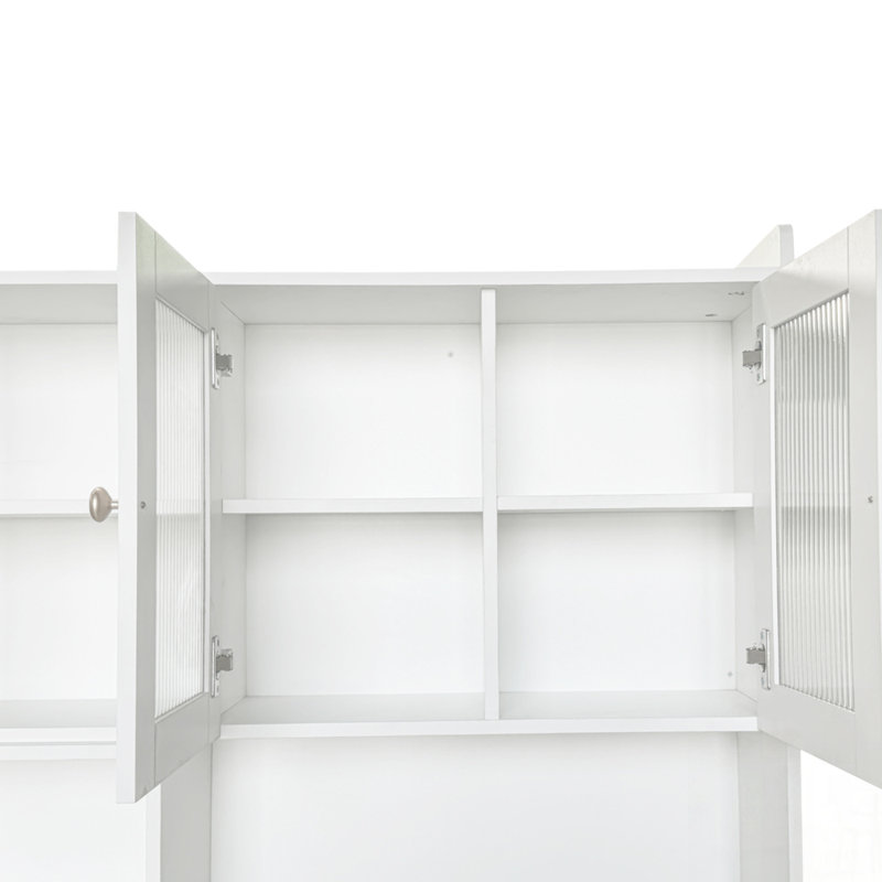 Computer Desk with 90 Degree Rotating Desktop, Large Working Space, and Ample Storage for Home Office or Study, White