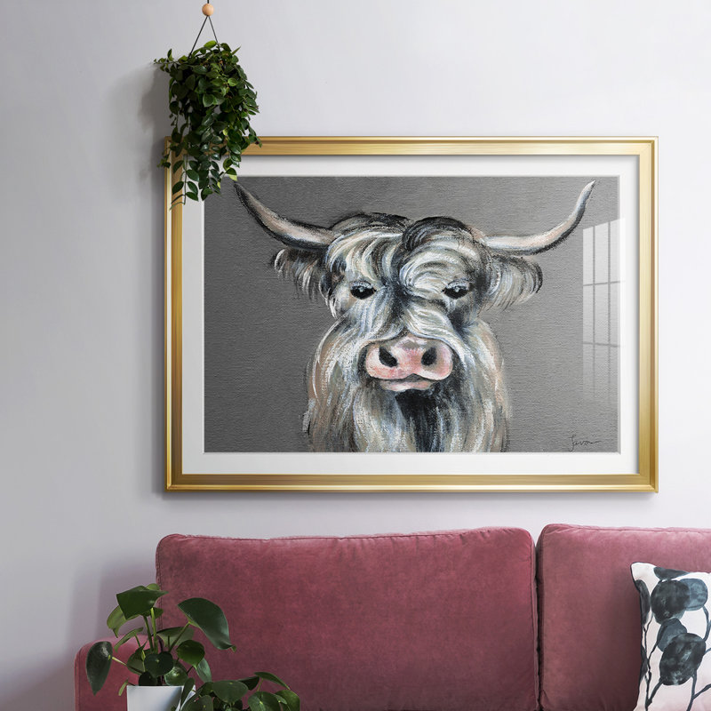 " Neutral Highland ", Gold, 27" H x 39" W x 1.5" D