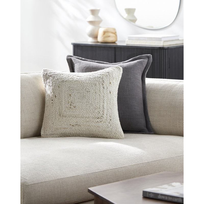 Paulsen Cotton Throw Pillow, 20" x 20", Polyester/Polyfill