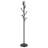 Black Coat Rack with 18 Hooks