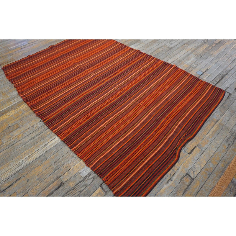 One-of-a-Kind 4'0" x 6'0" Rectangle Flatweave Area Rug