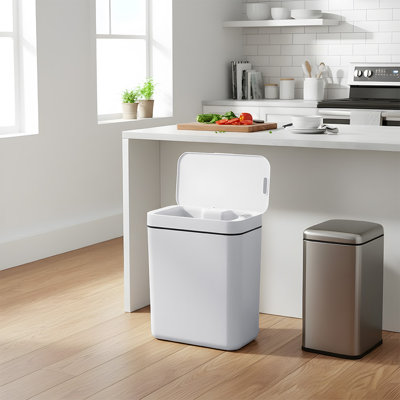 Plastic Motion Sensor Waste Bin - 15L