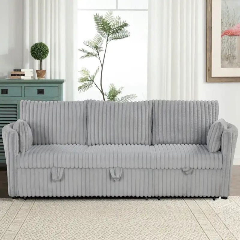 Zaynah Sofa With Pull-Out Sleeper, Gray