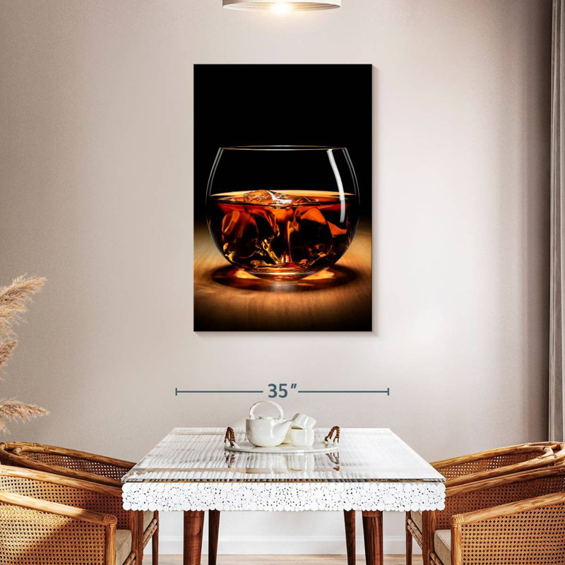 Icy Golden Whiskey
