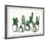 Ceramic Potted Cactus by Parvez Taj - Single Picture Frame Painting-38598670