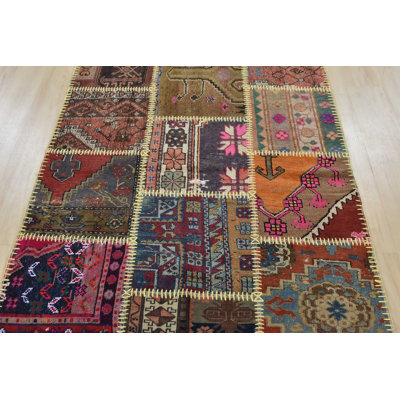 Yonah One-of-a-Kind 4'1" X 5'11" Wool Area Rug in Brown