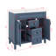 Meuble-lavabo 36 po avec lavabo supérieur, armoire de rangement moderne avec 2 portes à fermeture douce et 2 tiroirs-1053612034