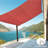 Rectangle Shade Sail, High-Density Polyethylene Material-90570730-111820483