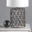 Lampe de table en laiton 21,5 po