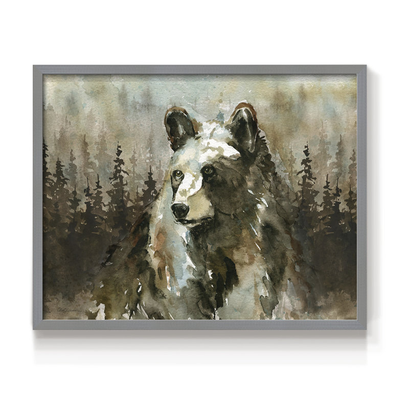 Lodge Twilight II - reproduction encadrée - réarmable, H 22 po x l 28 po, Gris