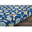 Tapis bleu marine, bleu et or à motif géométrique pour l'intérieur et l'extérieur Palermo-31380004