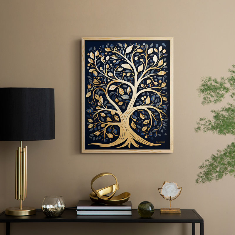 LANDSCAPES Series CXLII Framed Print - Solid Wood, 15" H x 12" W