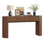 Console 55 po Tambour avec plateau de table ovale pour vestibule de vestibule-492933686-492933687
