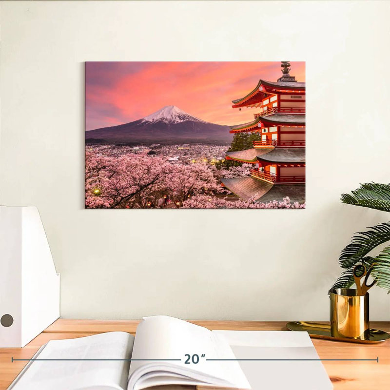 Pagode Kavia Mount Fuji, H 8 po x l 12 po