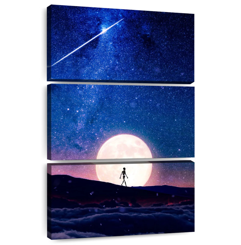 Kelan Space Walking Dead, 50" H x 32" W
