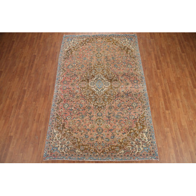 Tapis floral rétro 6 x 10