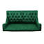 Causeuse pour la maison en velours vert