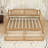 Wood Daybed with 2 Drawers-749151621-749151616
