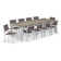 Travira Rectangular 10 - Person 103" Long Powder Coated Aluminum Patio Dining Set