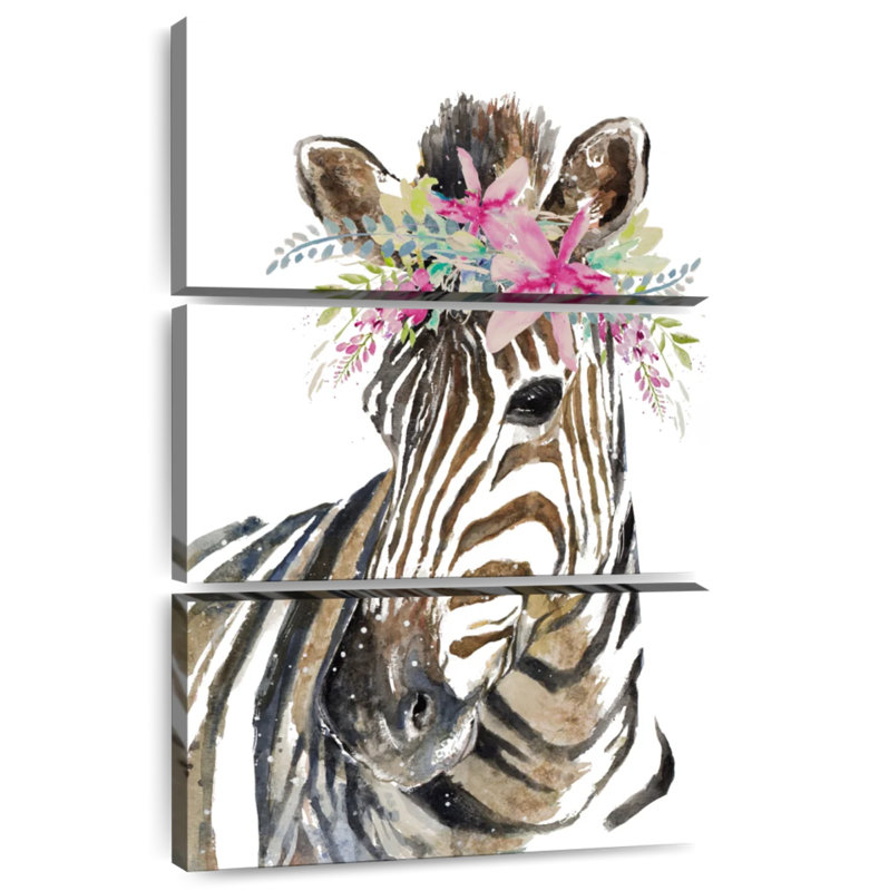 Brampt Crowned Zebra, 32" H x 20" W