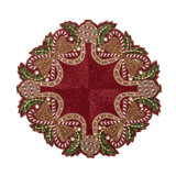 Candy Cane Bow Placemat