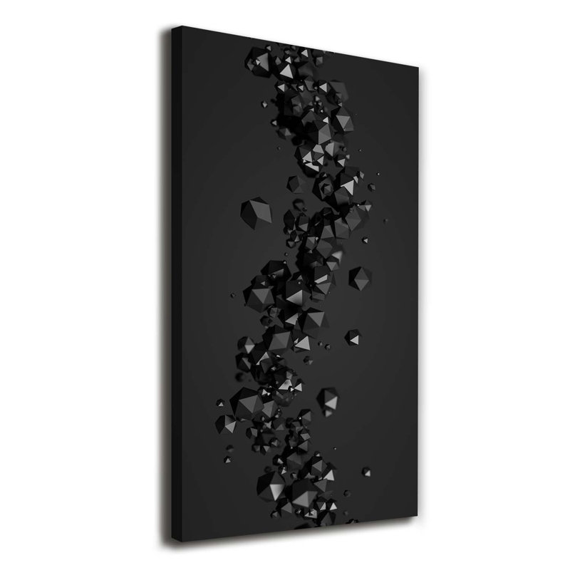Abstraction Of A Woman - Wrapped Canvas Print