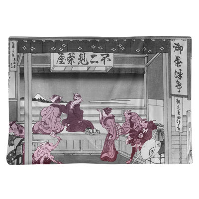 Napperon Katsushika Hokusai Yoshida at Tokaido